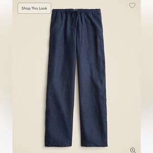 J. Crew Soleil Linen Pant